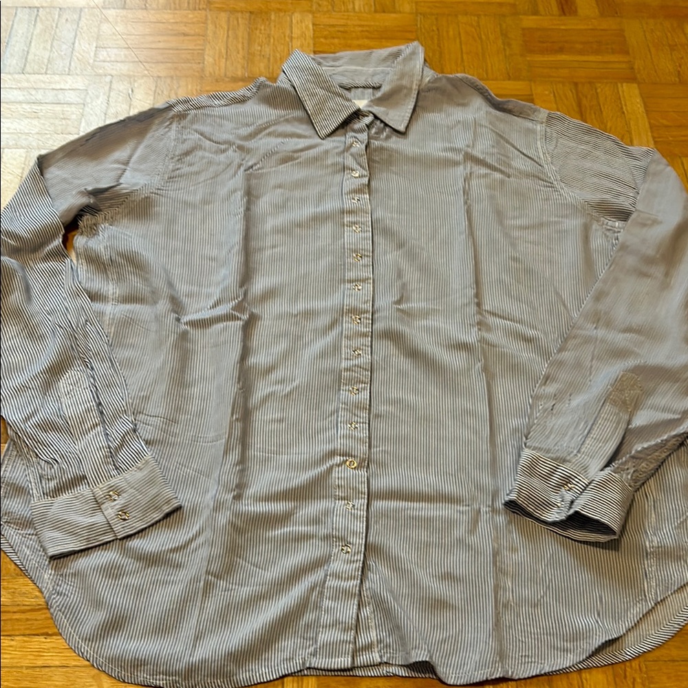 Pistola Striped Gray Shirt